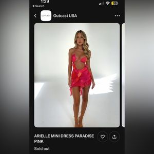 Cut out tight dress - festival dress Outcast USA